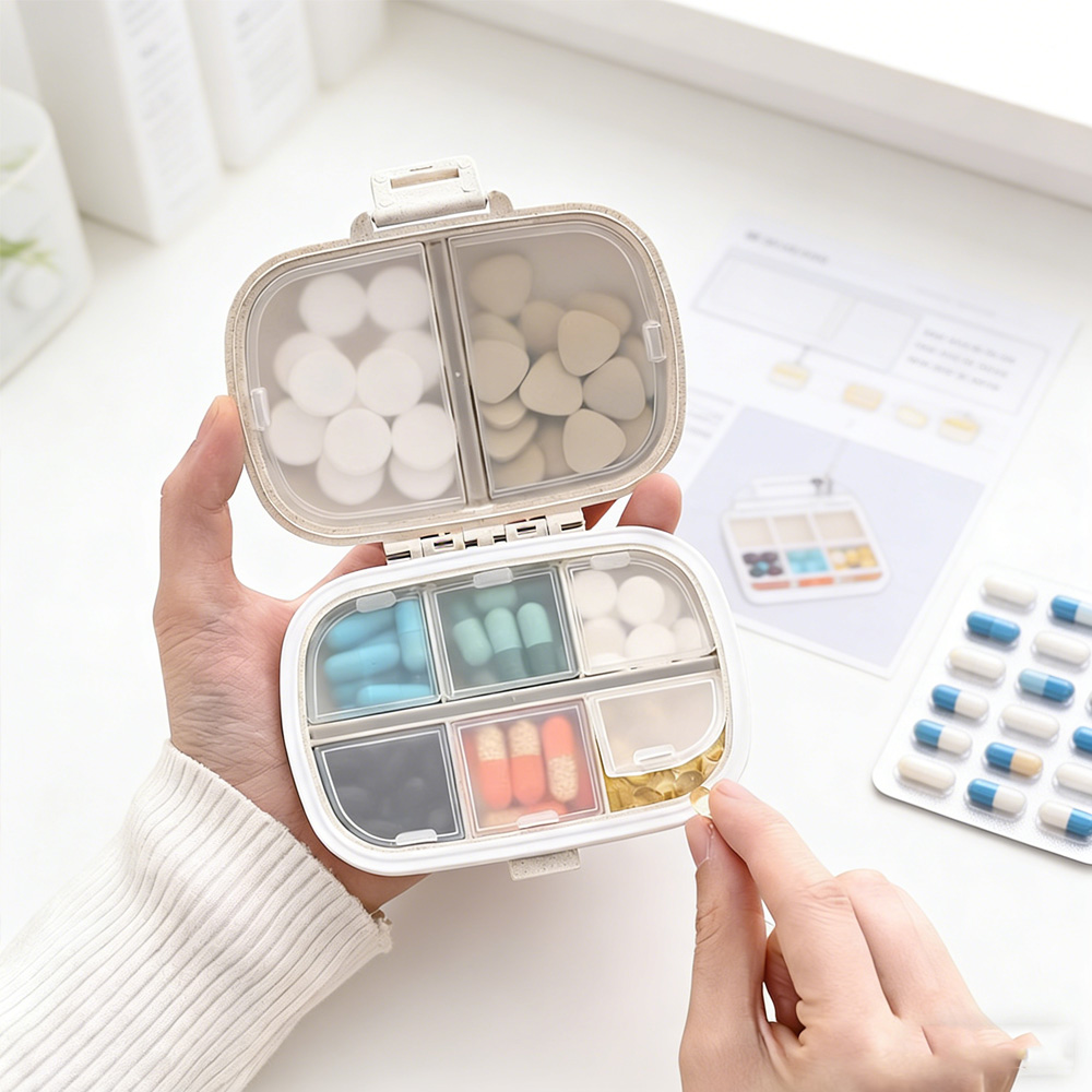First Aid Kit - Portable Medicine Storage Case Weekly Pill