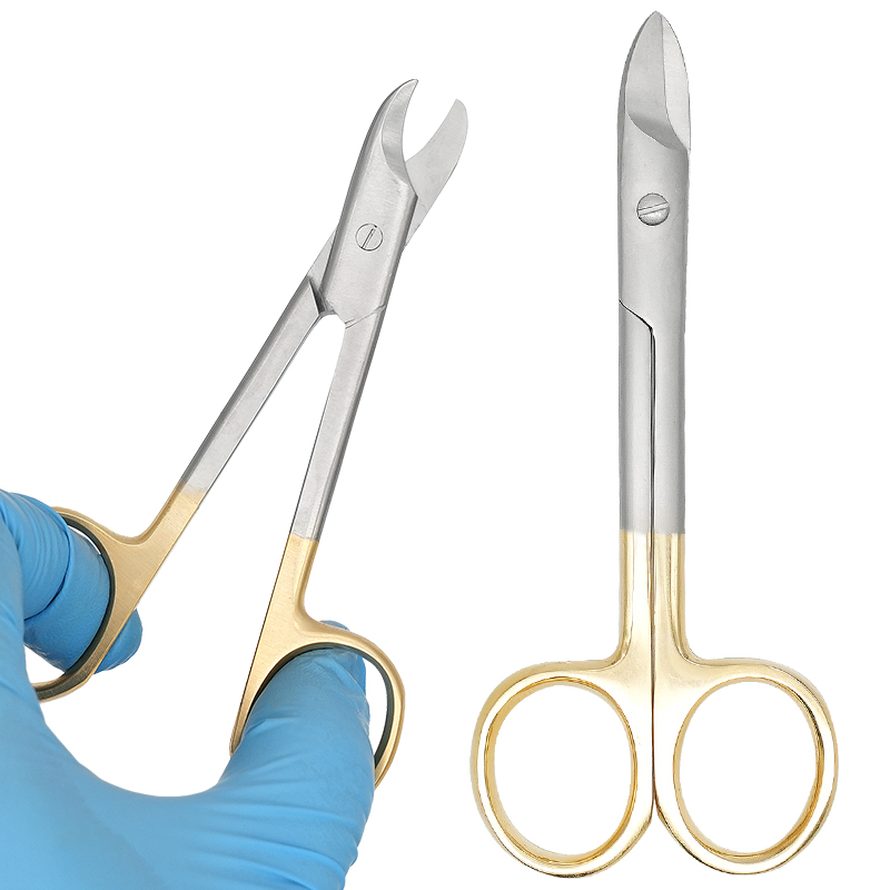 Medical Scissors - 1pc Dental Surgical Scissors Straight/Curved Tip