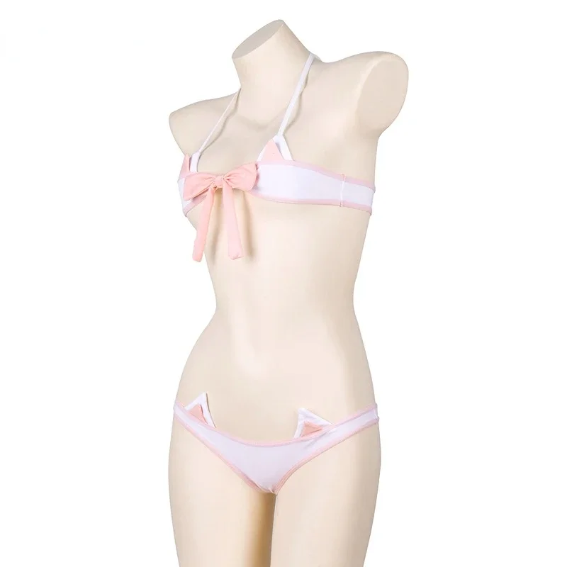 Lolita Anime Pink Bow Mini Bik - Bandage recension och pris