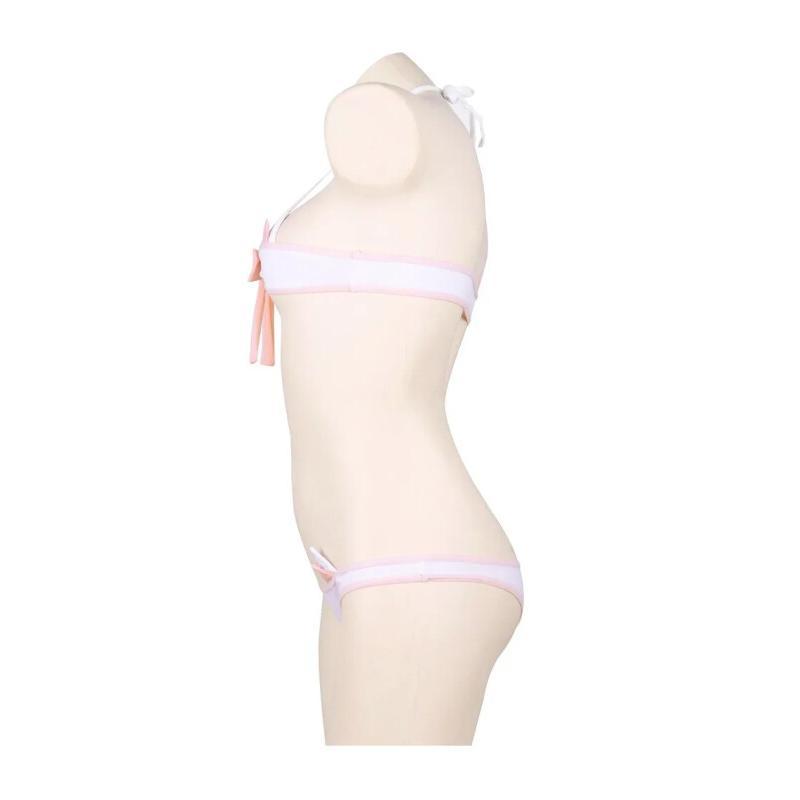 Lolita Anime Pink Bow Mini Bik - Bandage recension och pris