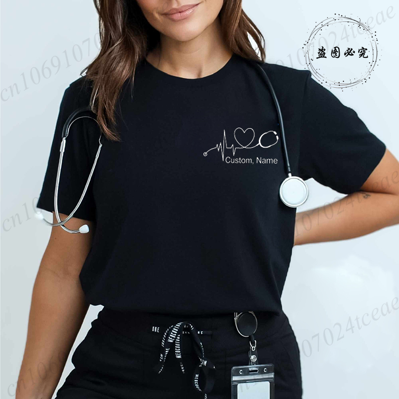 Custom Name Nurse Shirt Stetho - Stethoscope recension och pris