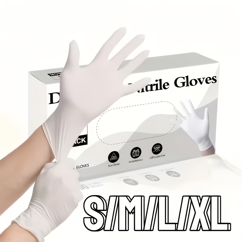 Heavy Duty White Nitrile Glove - Medical Gloves recension och pris