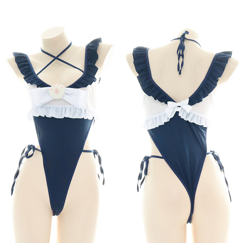 Cute Ruffled Edge One Piece Sw - Bandage recension och pris