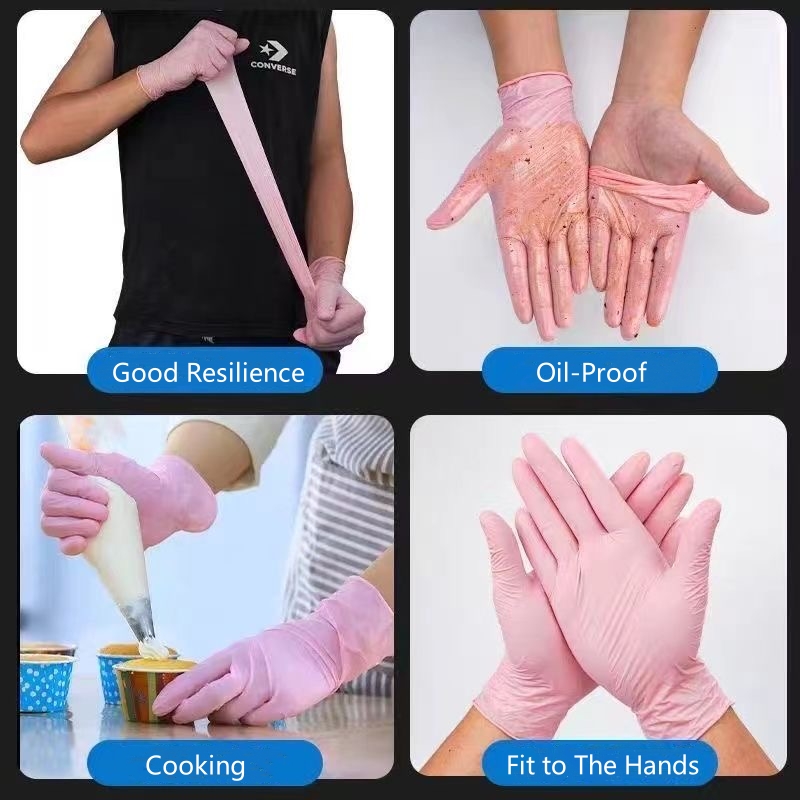 100PCS Disposable Nitrile Glov - Medical Gloves recension och pris