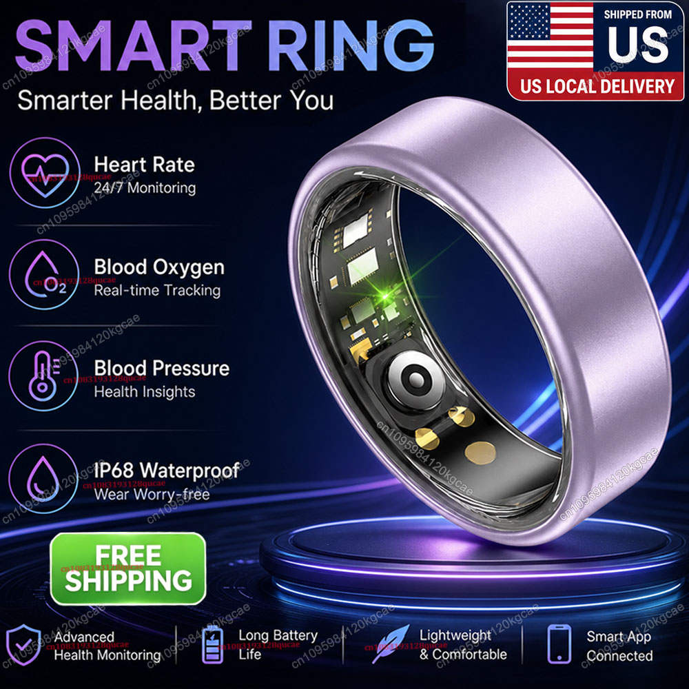 Smart Ring Heart Rate Blood Ox - Blood Pressure Monitor recension och pris