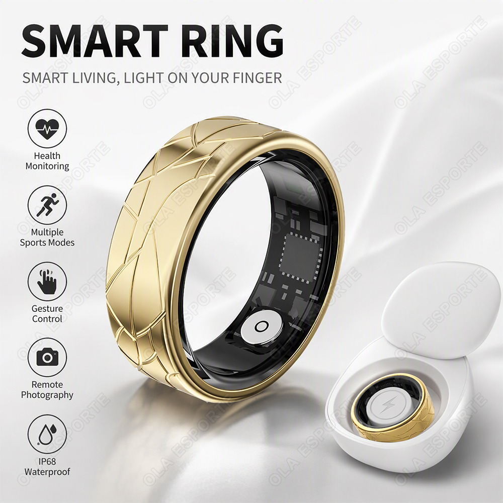Stainless Steel Smart Ring Wat - Blood Pressure Monitor recension och pris