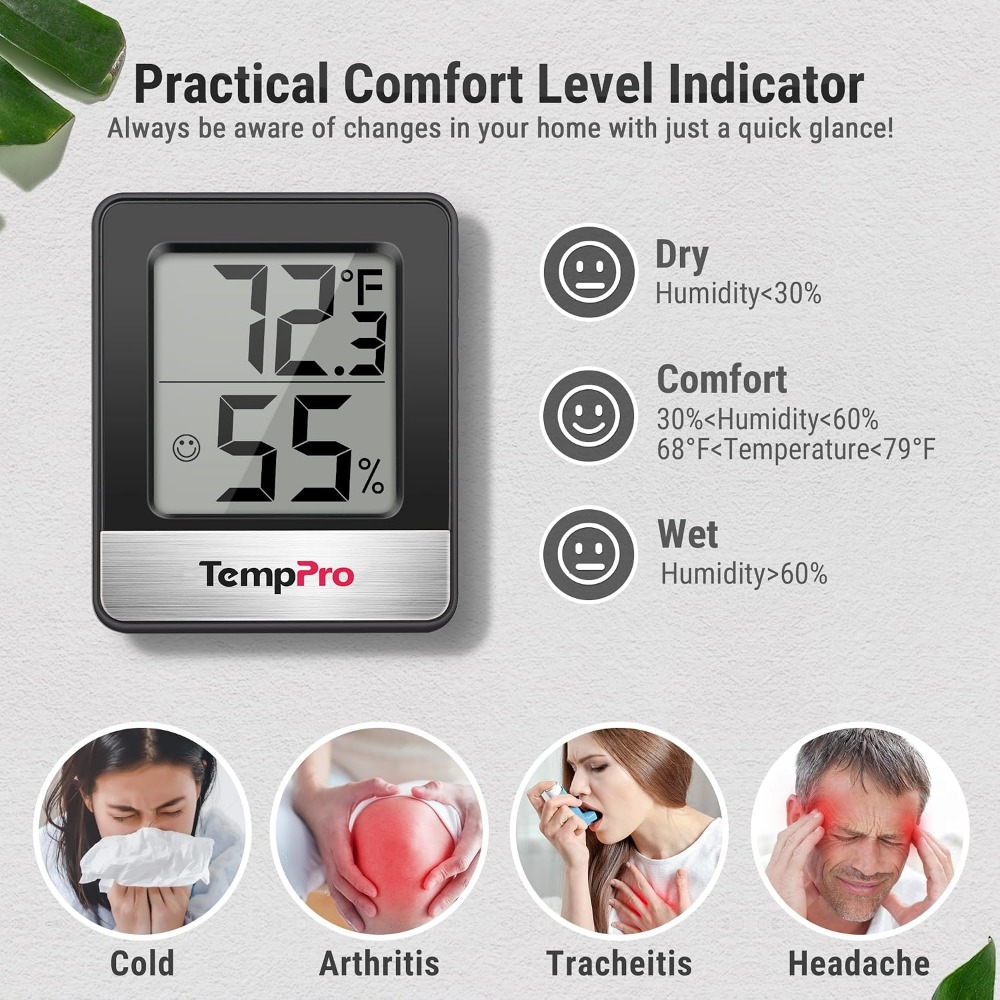 Digital Hygrometer Indoor Ther - Thermometer Digital recension och pris