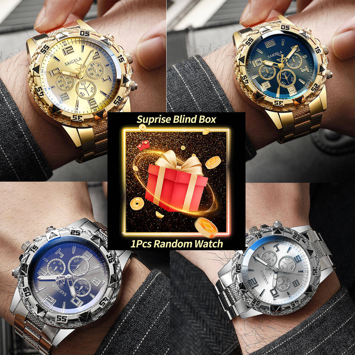 1PC Surprise Mystery Watch Bli - Bandage recension och pris